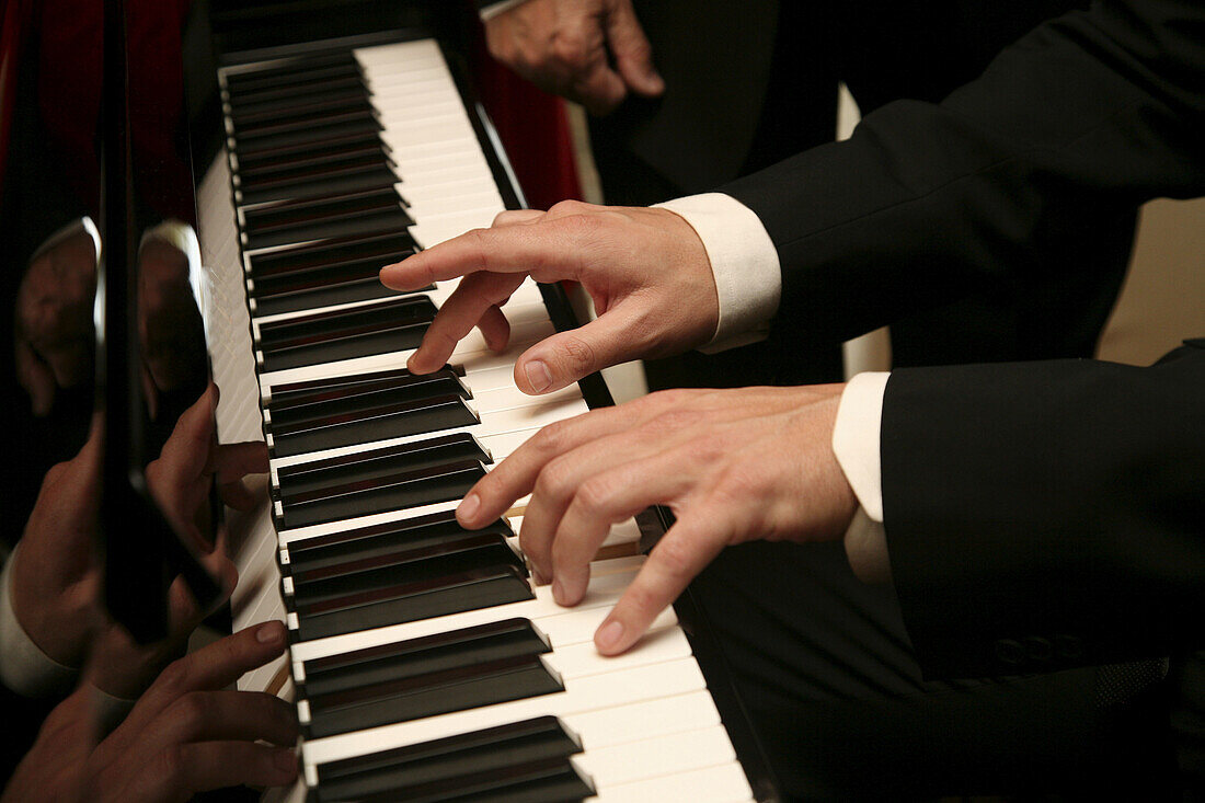 Ability, Activity, Adult, Adults, Art, Arts, Caucasian, Caucasians, Close up, Close-up, Closeup, Color, Colour, Contemporary, Detail, Details, Dexterity, Hand, Hands, Human, Indoor, Indoors, Interior, Keyboard, Keyboards, Knowhow, Male, Man, Men, Music, M