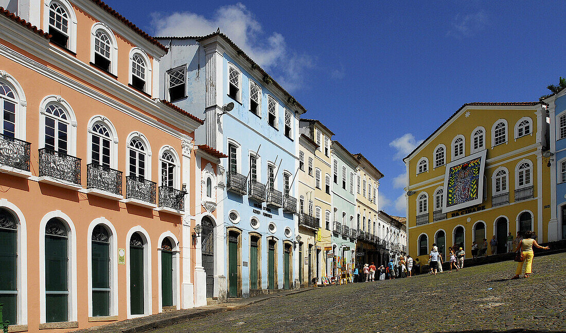 Largo do Pelourinho. Historic quarter of Pelourinho. Salvador da Bahia. Brazil