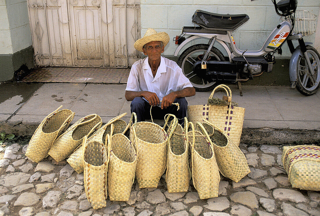 Street vendor, Trinidad. Sancti Spiritus Province, Cuba
