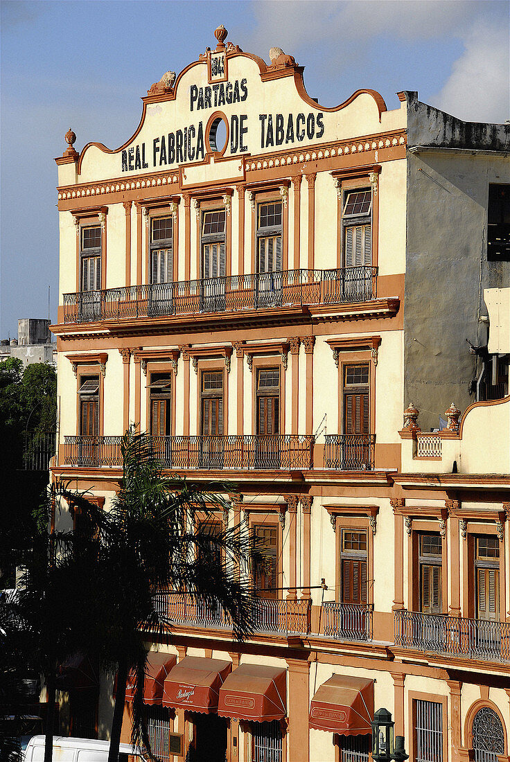 Real Fabrica de Tabacos Partagas cigar factory. Havana, Cuba