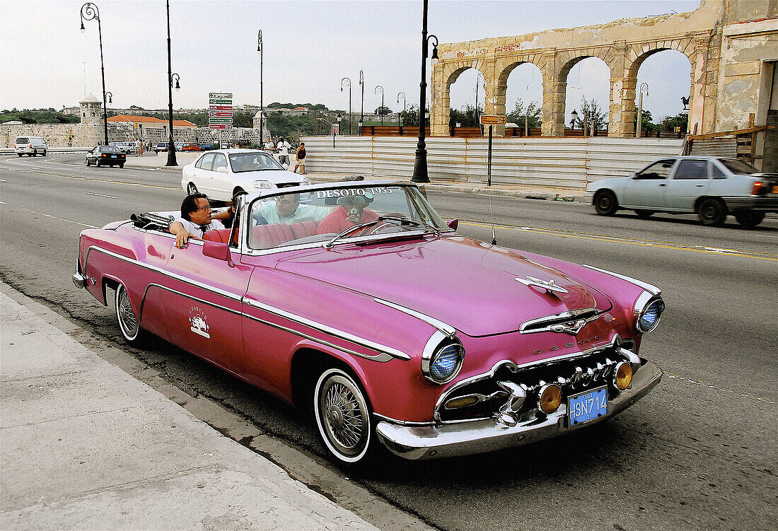 Old car, old Havana. Cuba