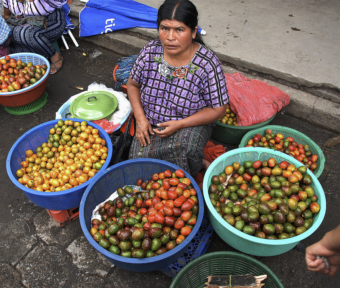 Street market, Santiago Atitlan. Guatemala