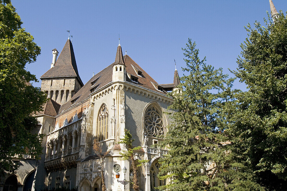 Agricultural Museum housed in Vajdahunyad Castle in Városliget (City Park), Budapest. Hungary