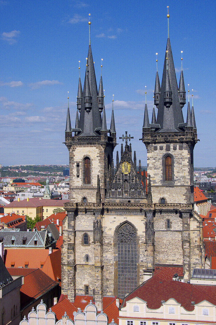 Church of Our Lady in front of Týn, Prague. Czech Republic