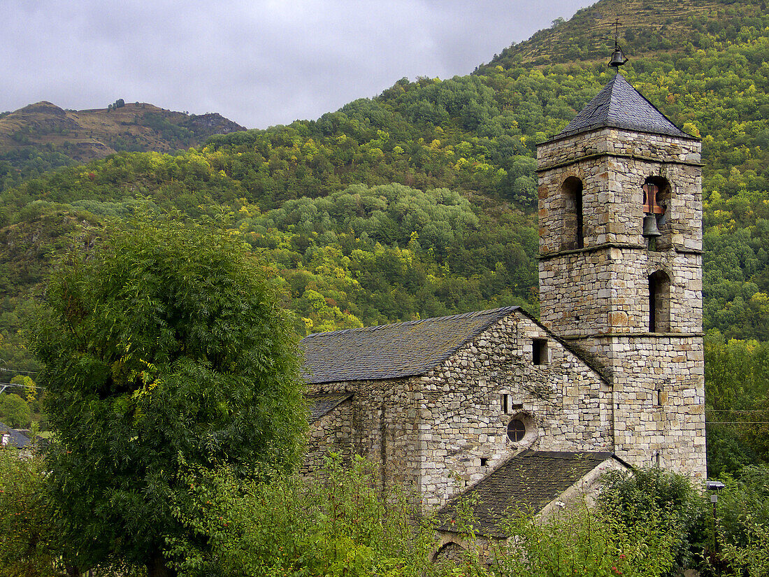 Sant Feliú de Barruera church. Boí valley, Lleida province. Catalonia. Spain