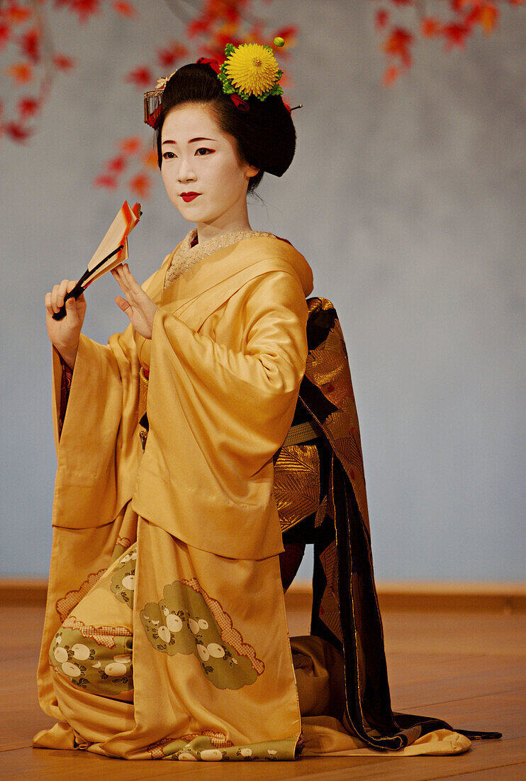 The Kotobukikai dance and song by the maiko of Kamishichiken, Kyoto.