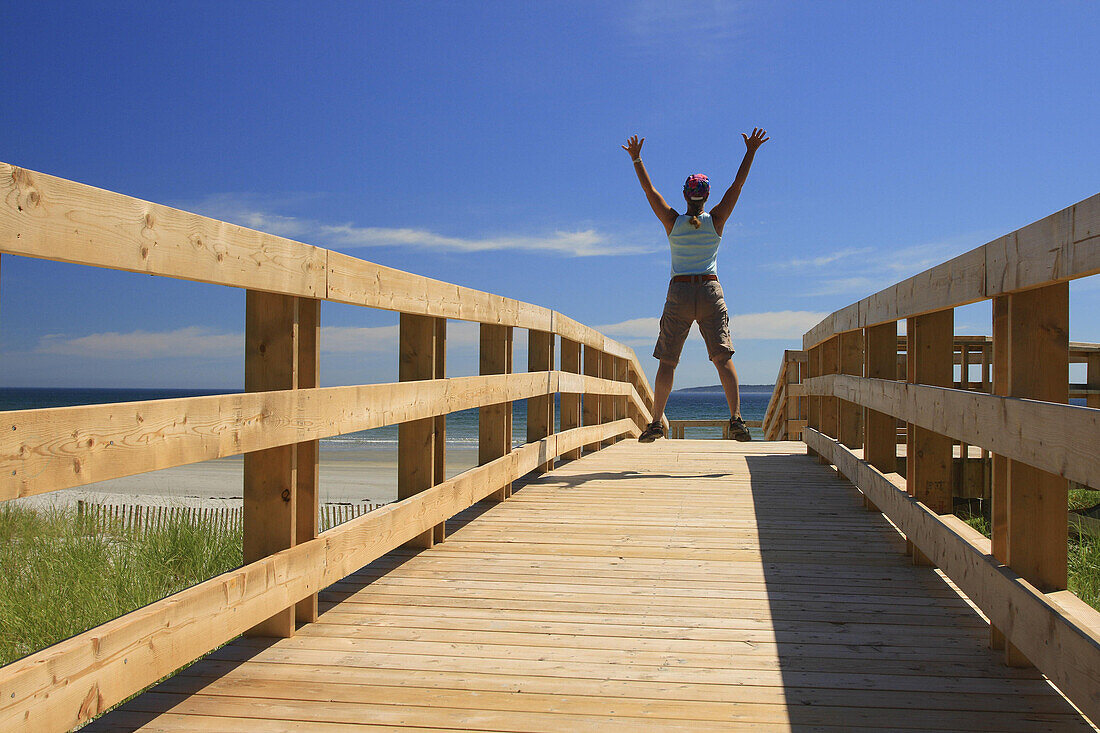 jumping with joy