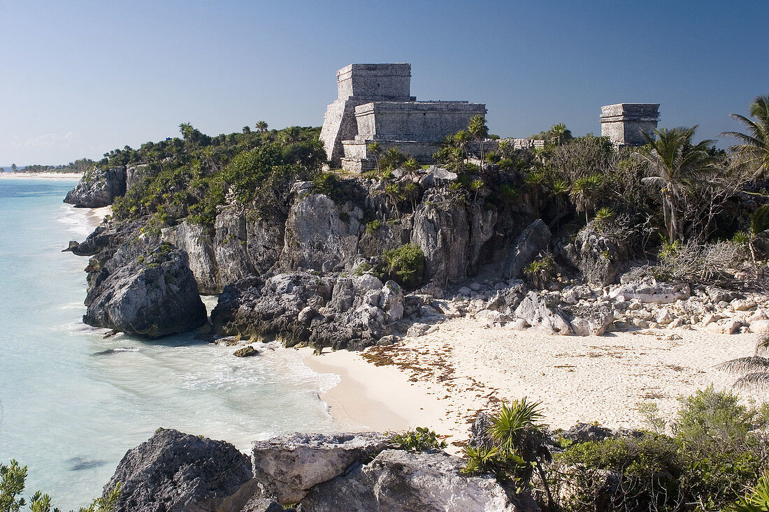 Mayan ruins. Tulum. Quintana Roo. Mexico.