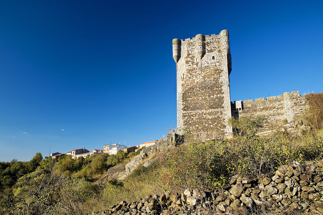 Castle, Monleon. Salamanca province. Castilla y Leon. Spain
