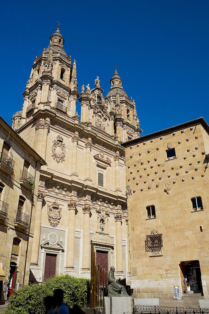 Casa de las Conchas and La Clerecia, Salamanca. Castilla-León, Spain.