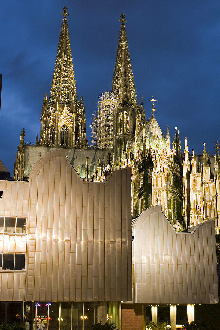 Cathedral and Ludwig Museum. Koln (Colonia). Germany