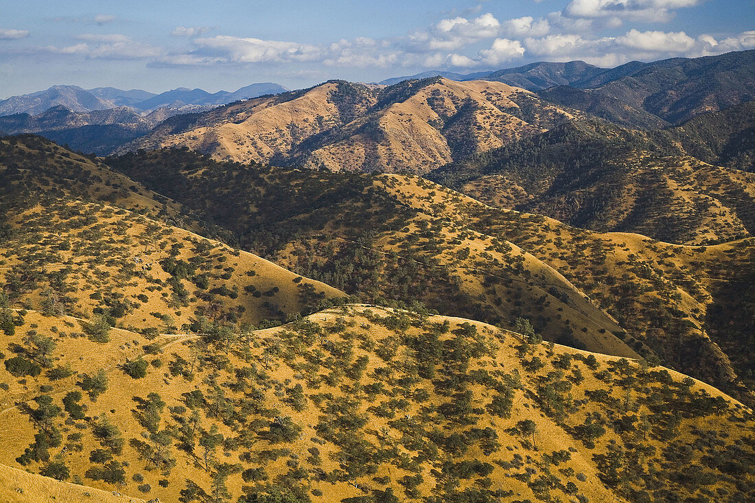 Techachapi mountains in early autumn in California. Usa.