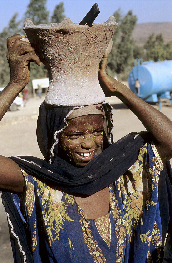 An Oromo girl in the beautiful city of Harar.