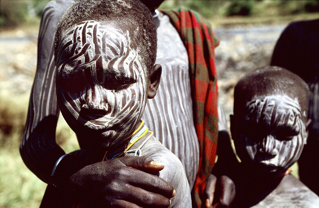 Beautiful kids of the Surma tribe, Sudan