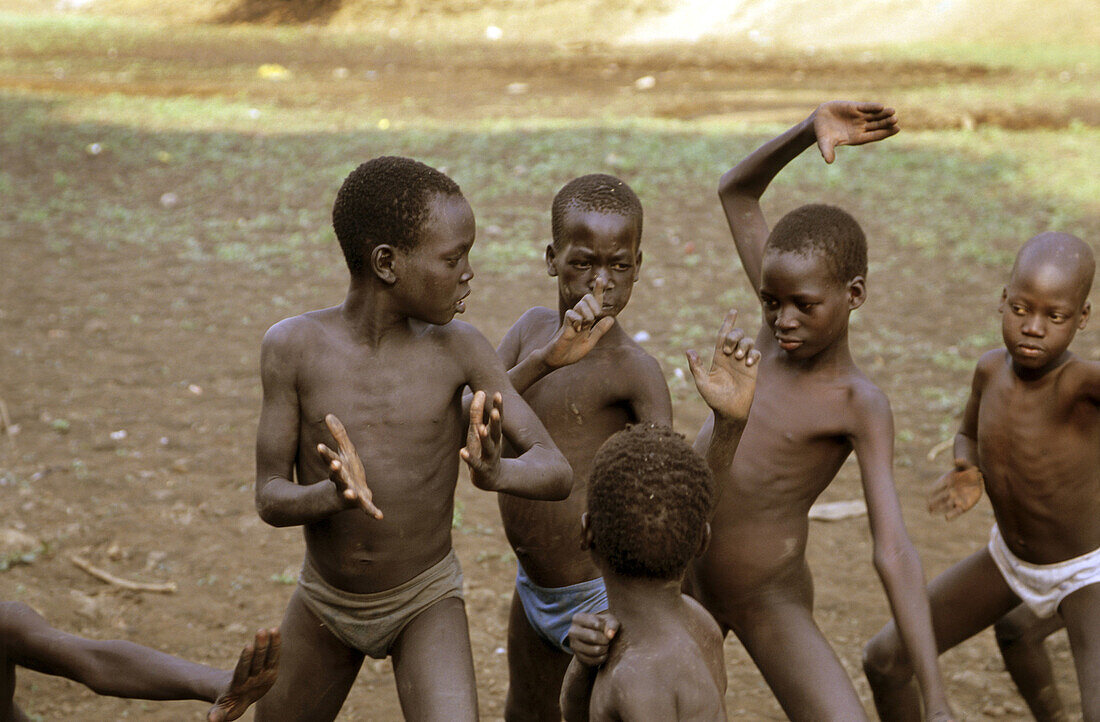 Kong fu practice African style, Ethiopia