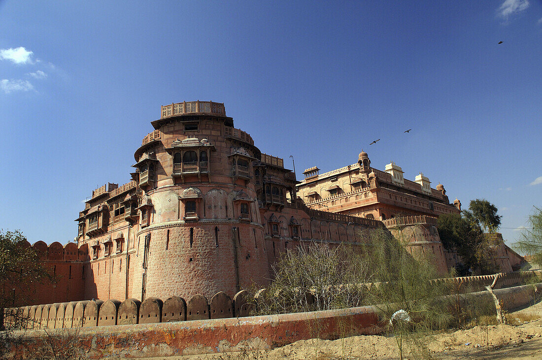 A view on the beautiful fort in Bikaner, Rajasthan