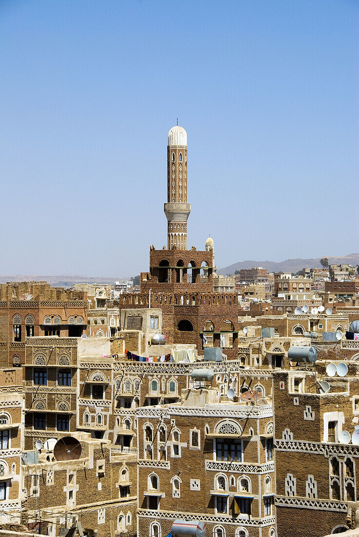 Old city of Sana'a, Unesco World Heritage Site, Yemen