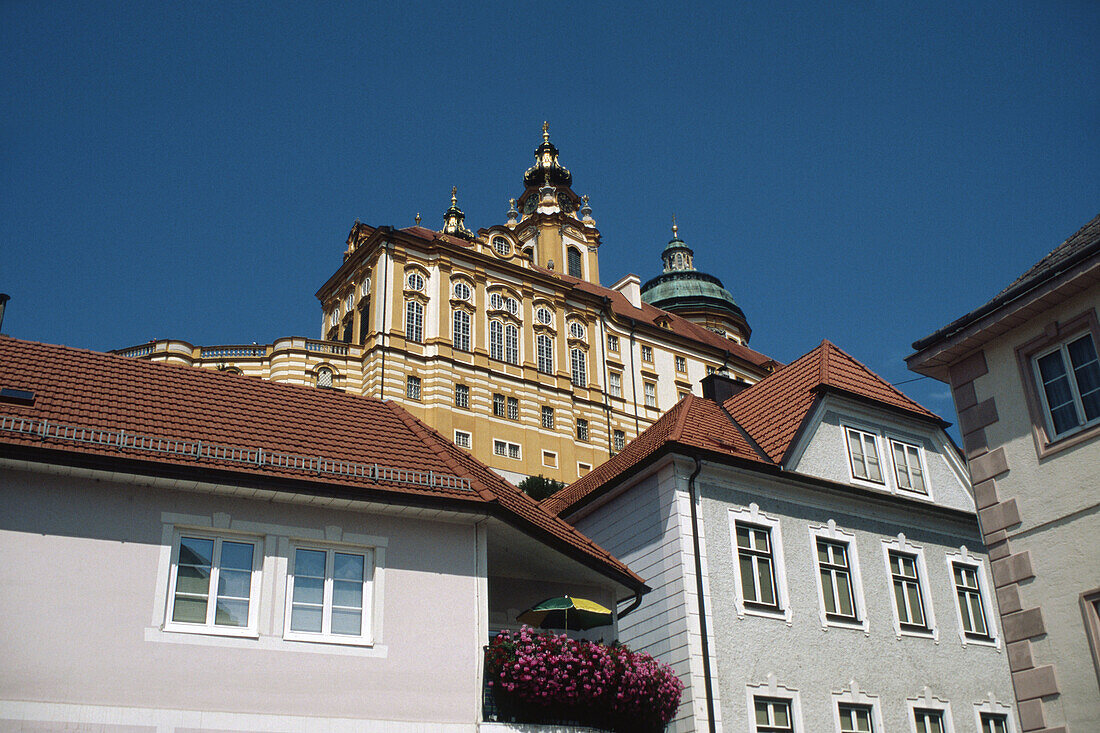 Austria, Melk, Abbey Facade