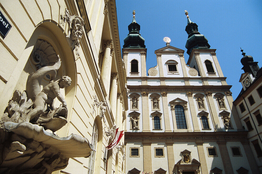 JesuitenKirche. Jesuit Church. Exterior. Vienna. Austria.