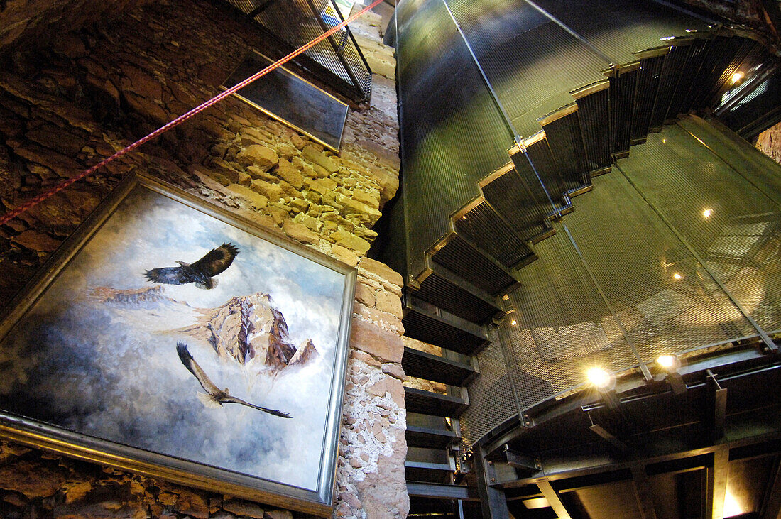 Innenansicht, Messner Mountain Museum Firmian, MMM, Schloß Sigmundskron, Reinhold Messner, Bozen, Südtirol, Italien