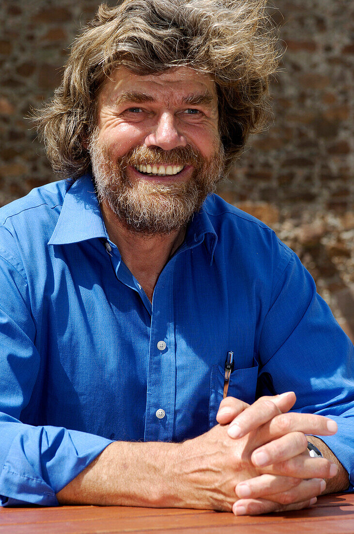 Reinhold Messner, Extrembergsteiger und Buchautor, MMM, Messner Mountain Museum, Südtirol, Italien