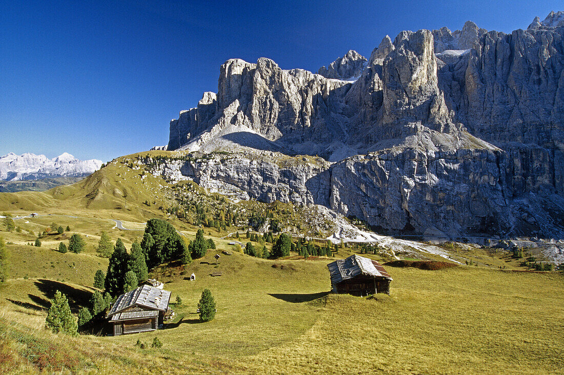 Grödner Joch, Sella Gruppe, Dolomiten, Südtirol, Italien