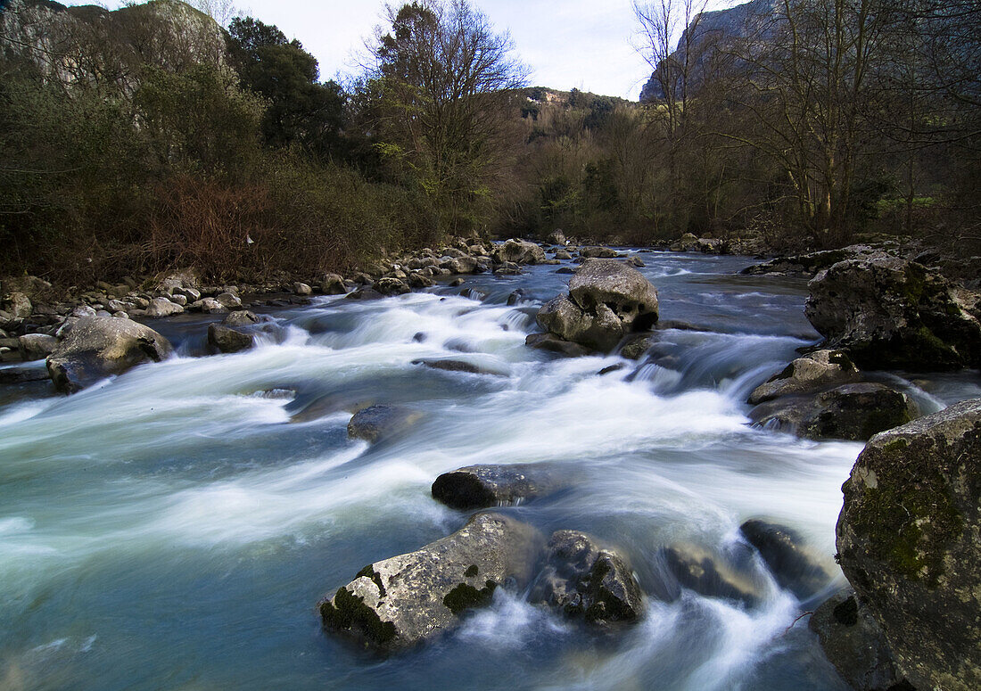 Asón river, Ramales de la Victoria, Cantabria. Spain.