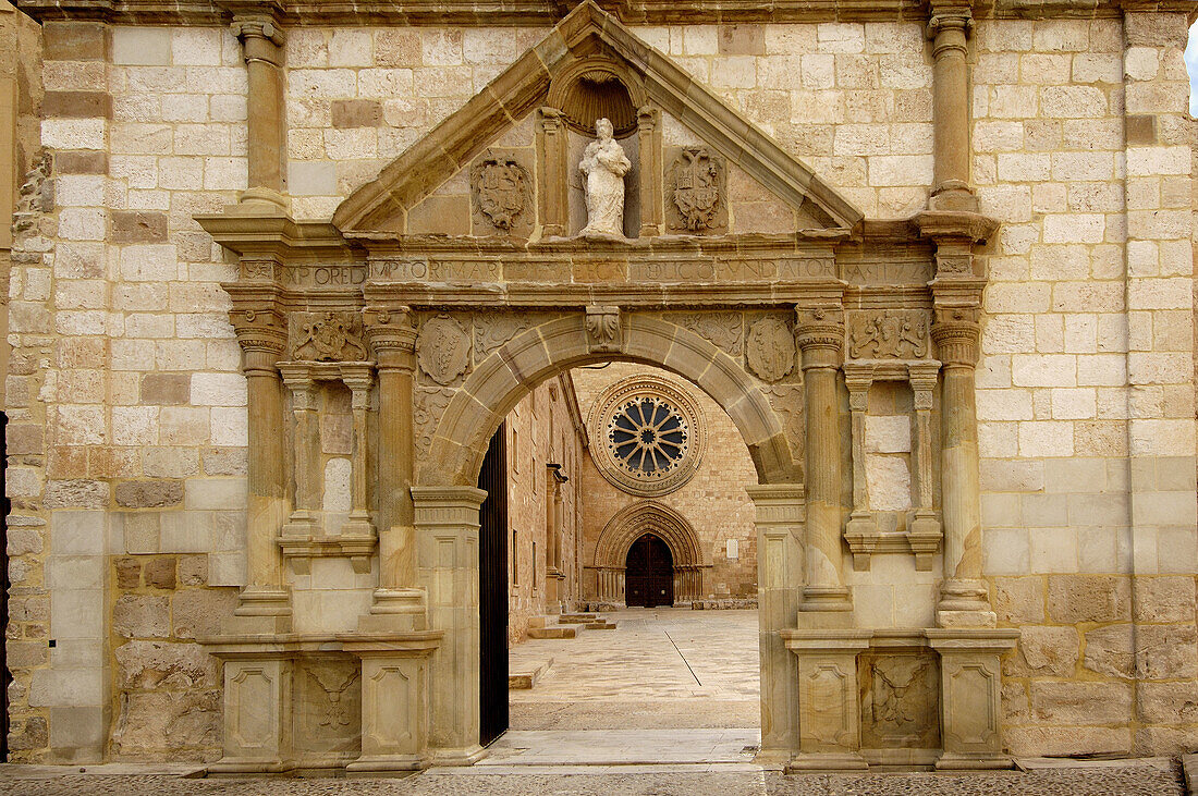 Cistercian monastery of Santa Maria de Huerta. Soria province, Castilla-Leon, Spain