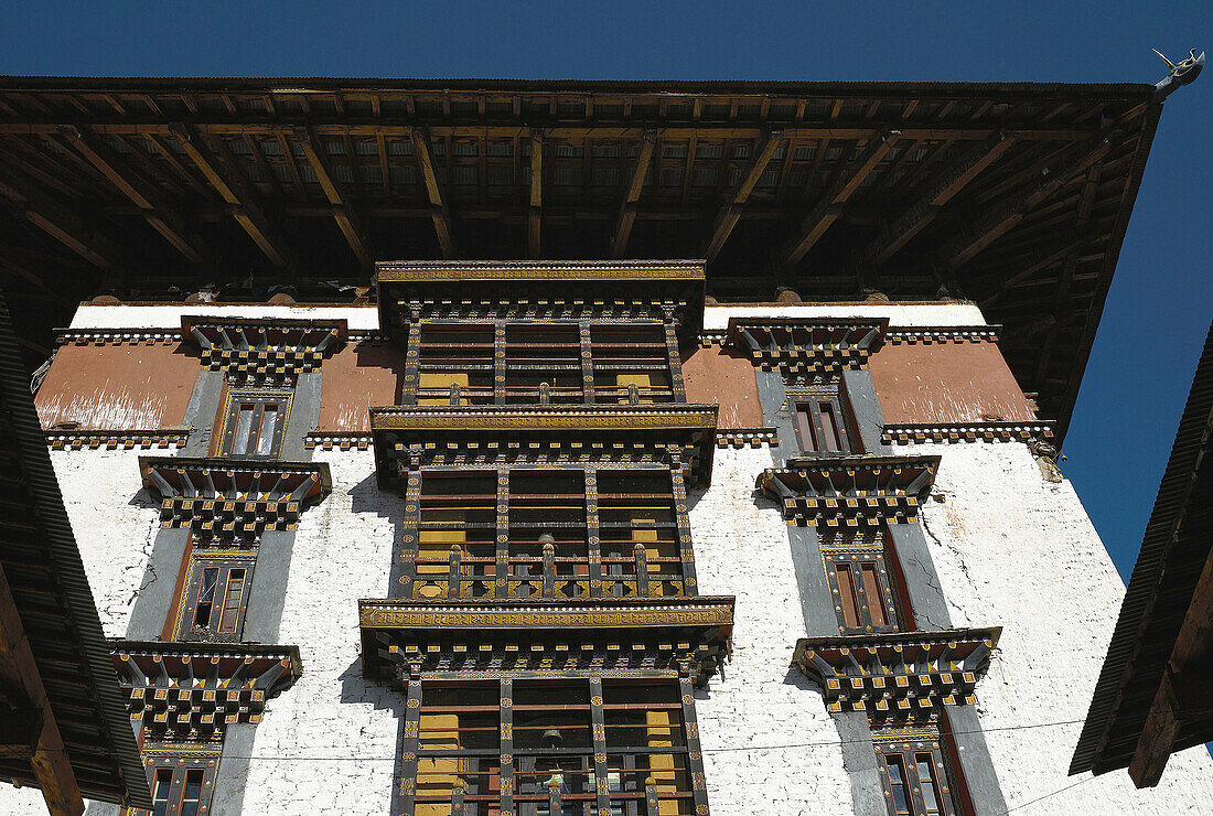 Facade of Bhutan Monastery