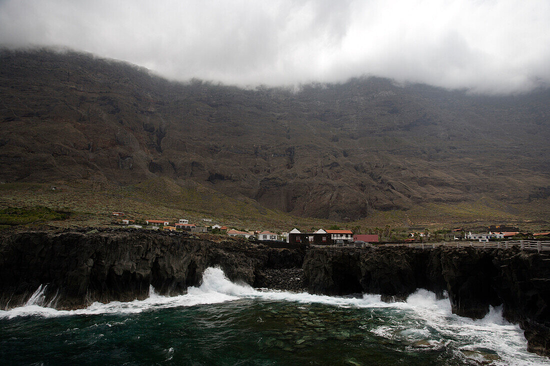 Coastal landscape Las Puntas, El Golfo, El Hierro, Canary Islands, Spain