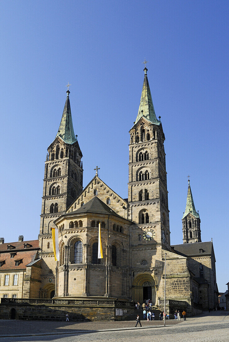 Bamberger Dom, Bamberg, Oberfranken, Bayern, Deutschland