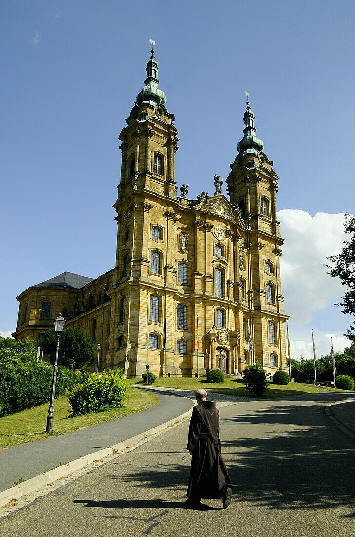 Basilica Vierzehnheiligen, near Bad Staffelstein, Upper Franconia, Bavaria, Germany