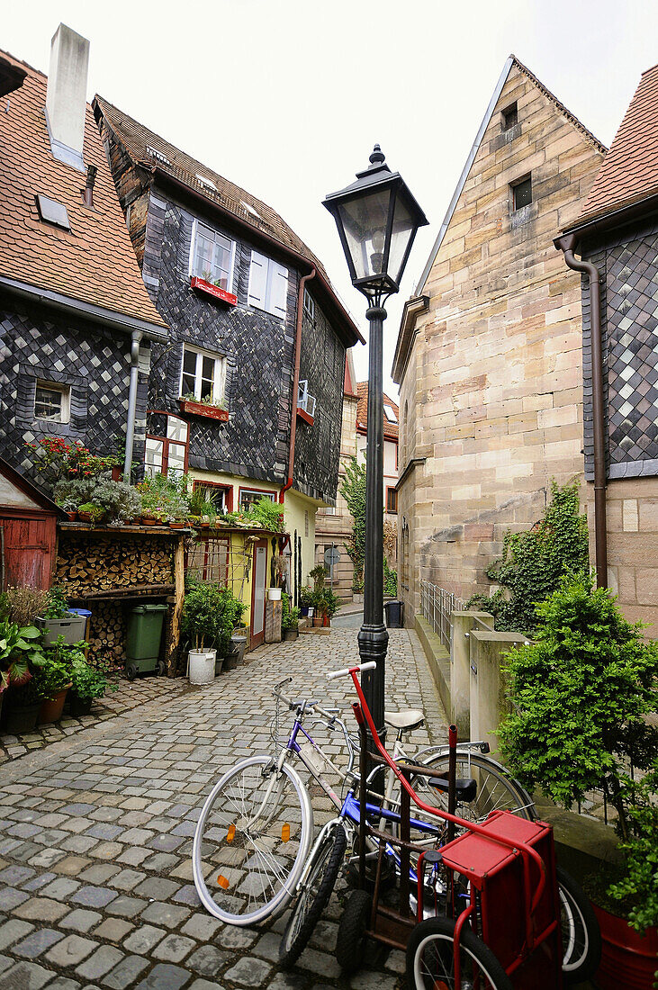 Oldtown of Fuerth, Middle Franconia, Bavaria, Germany