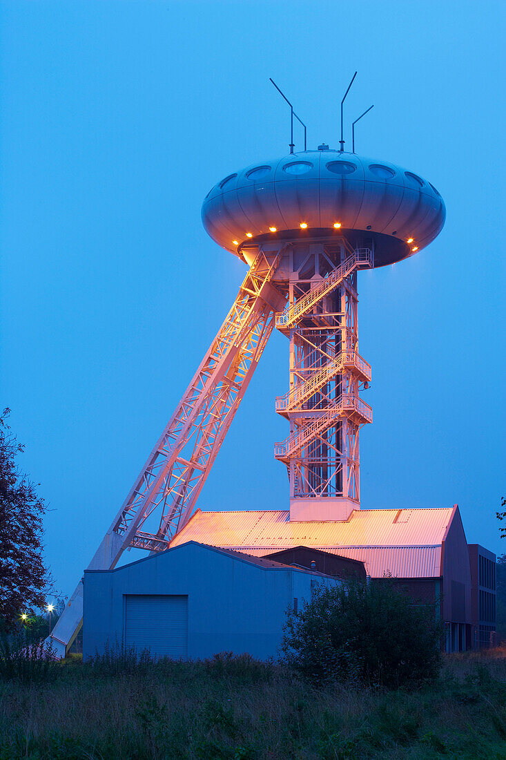 Luentec-Tower, pit Minister Achenbach, Luenen-Brambauer, Ruhr area, North Rhine-Westphalia, Germany