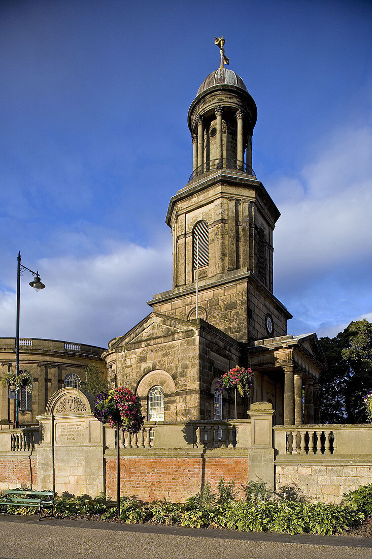 Shrewsbury, St. Chads Church, 1792, the circular Georgian church, Shropshire, UK