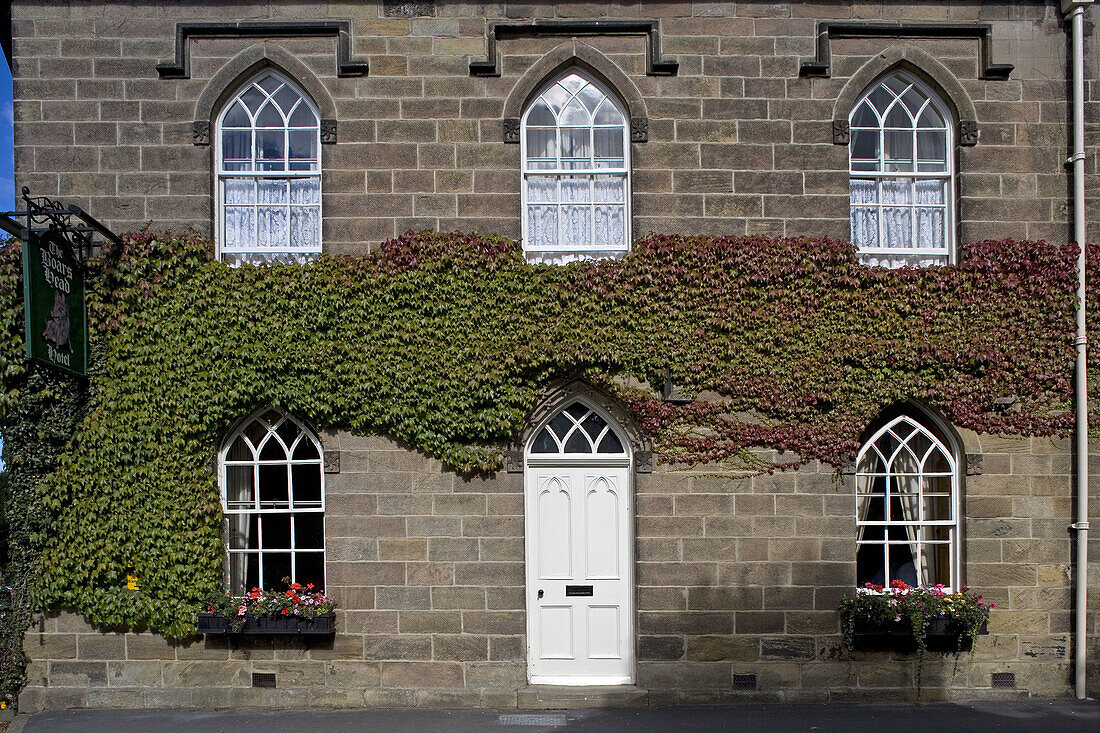 Ripley, village, typical buildings, North Yorkshire, UK