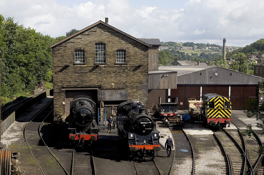 Haworth, Railway station, West Yorkshire, UK