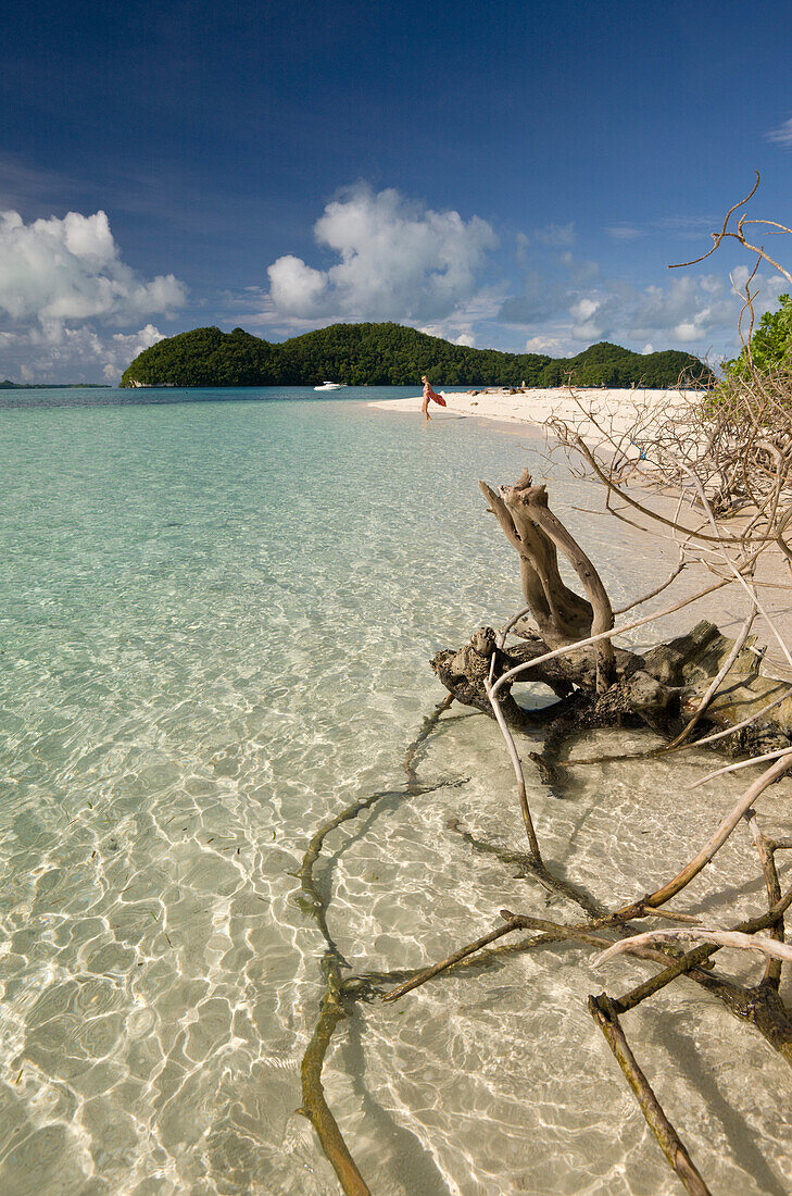 Strand von Long Beach, Mikronesien, Palau