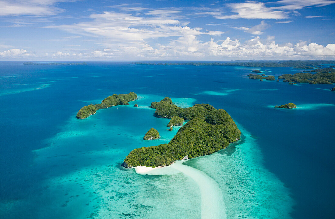 Insel Long Beach in den Rock Islands, Mikronesien, Palau