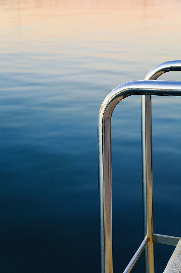 Stairs in Ibiza's port