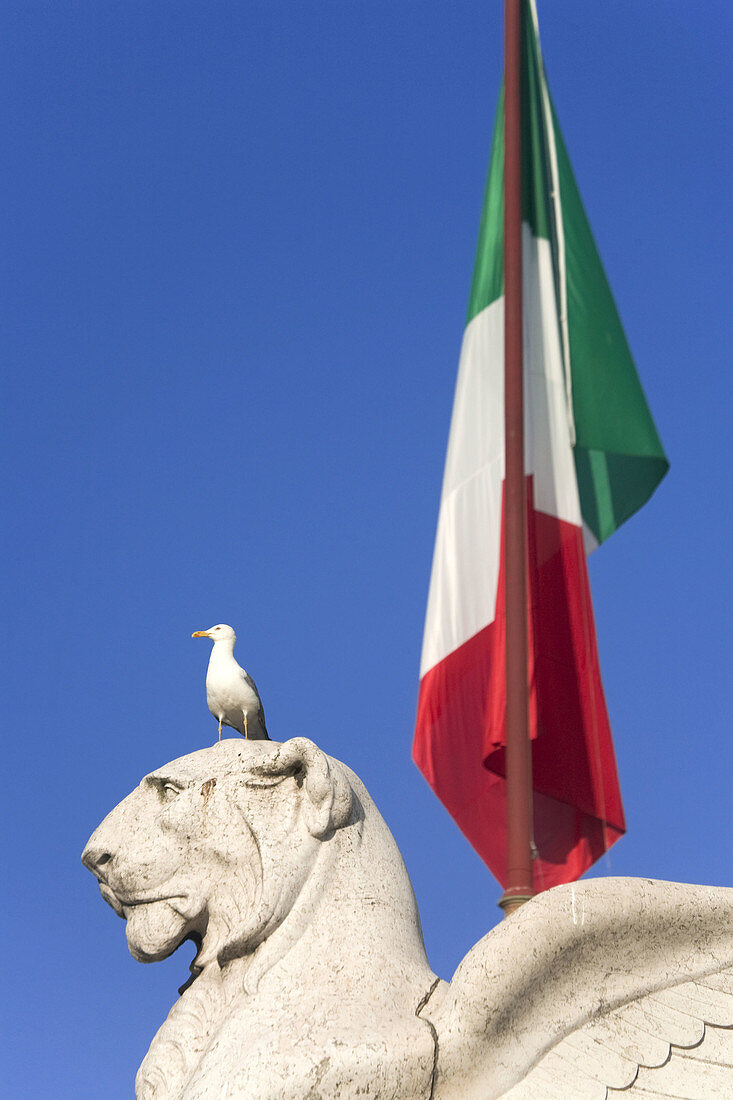 Detail of Vittorio Emmanuel II Monument, Rome, Italy