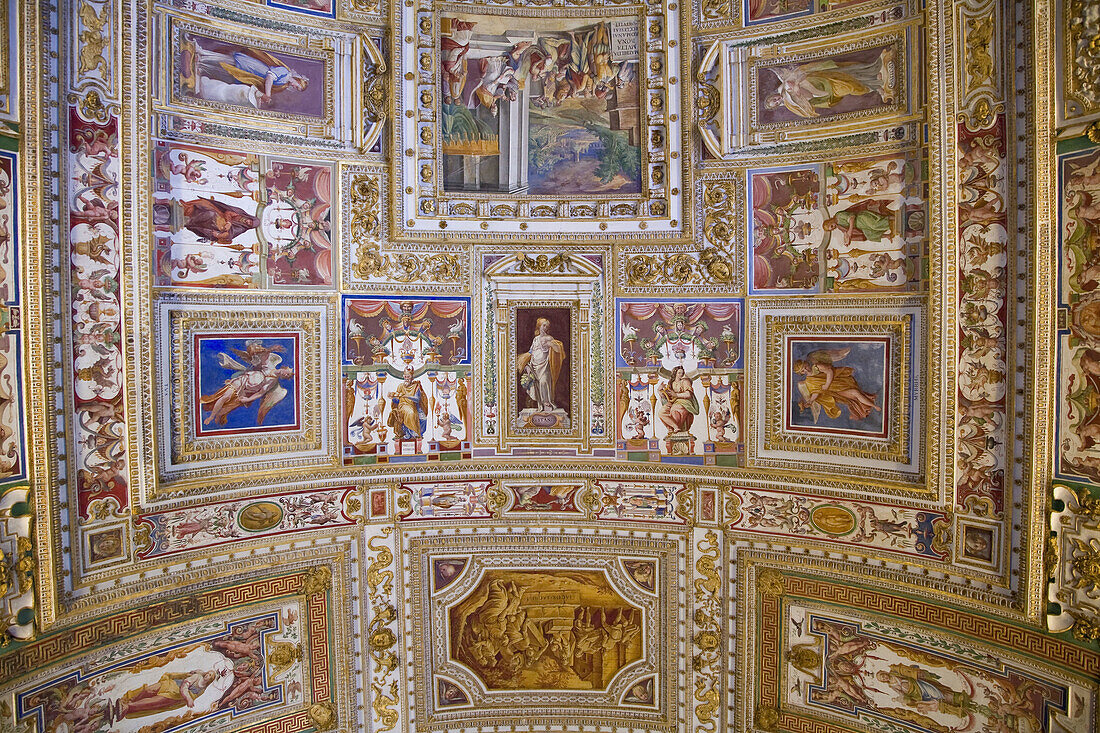 Gallery of the Maps, Musei Vaticani, Rome, Italy