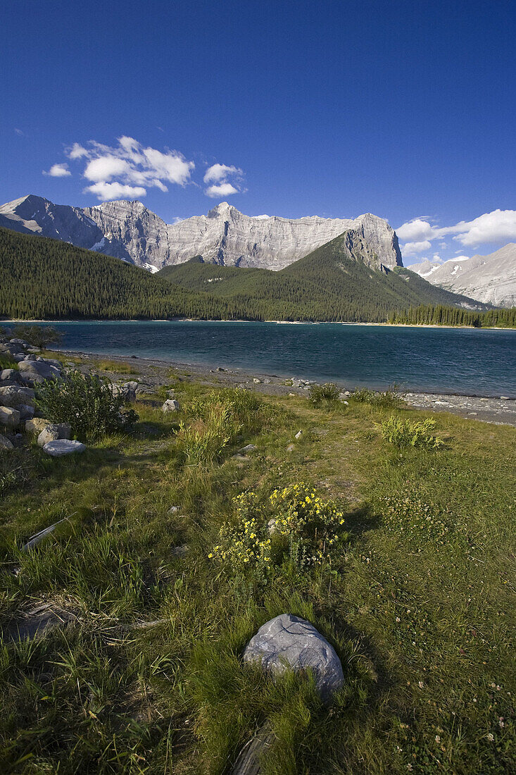 Upper Kananaskis Lake, Peter Lougheed Provincial Park, Kananaskis Country, Alberta, Canada