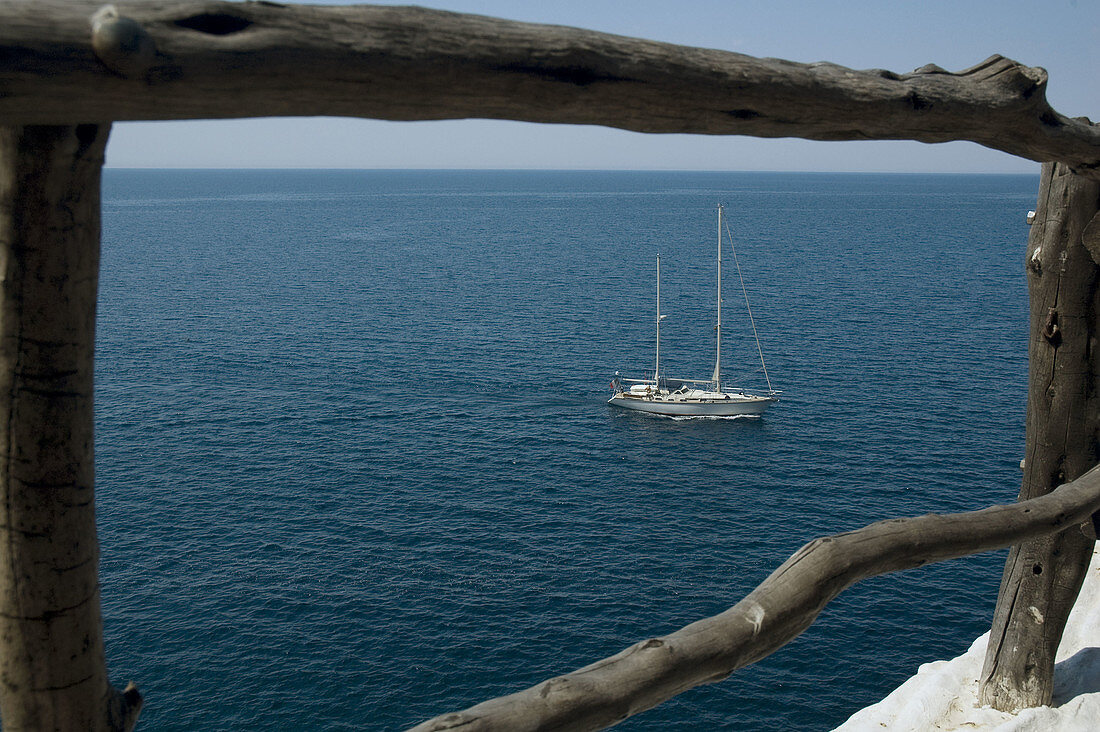 Sailboat, Minorca. Balearic Island, Spain