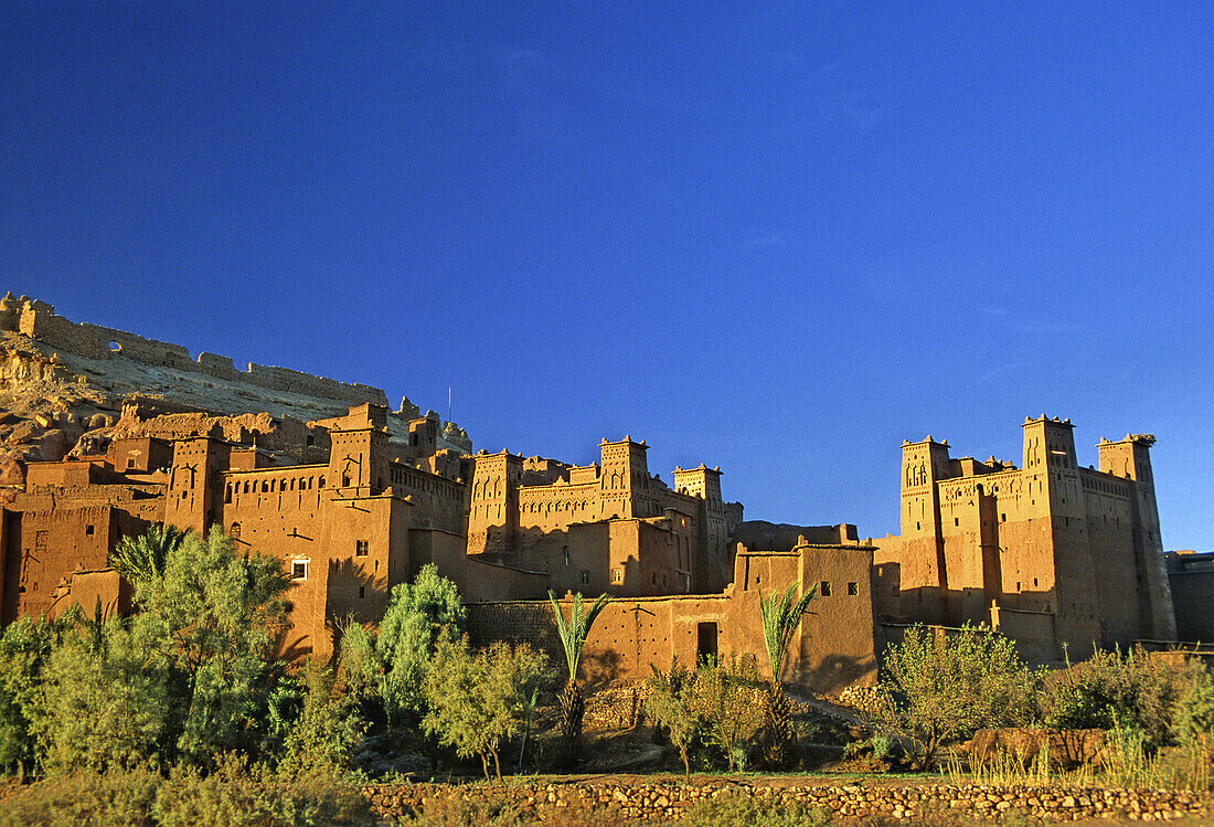 Morocco, near Quarzazate, Ait Benhaddou, Exotic Kasbah