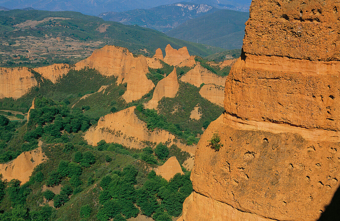 Las Médulas, ancient roman gold mining site. El Bierzo. León province. Spain