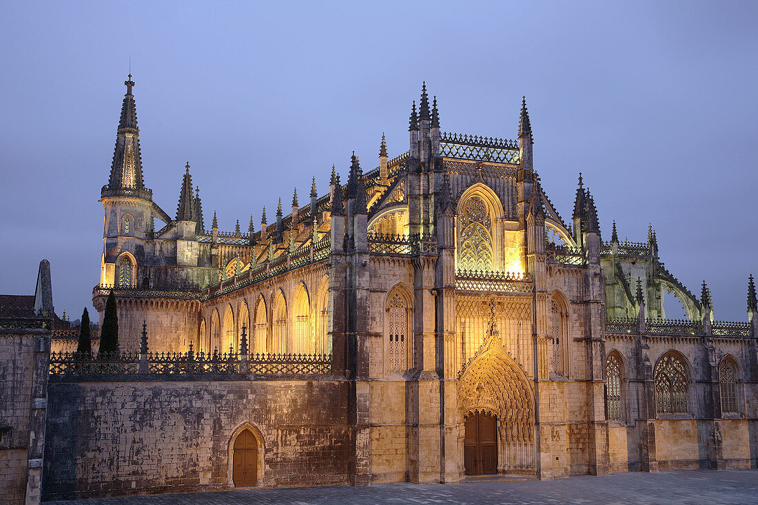 Portugal, Estremadura, Batalha, Santa Maria da Vitoria monastery