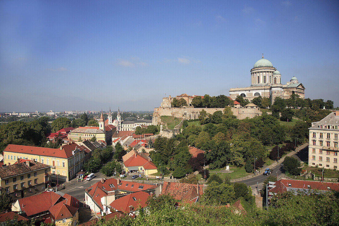 General panoramic view, Basilica. Esztergom. Hungary