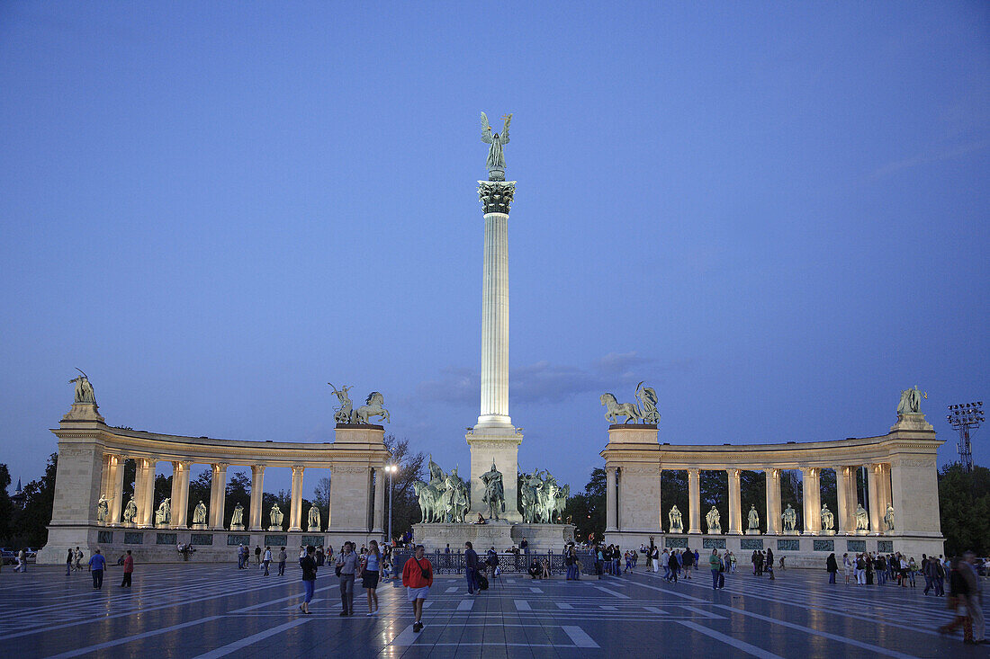Millenary Monument. Budapest. Hungary.