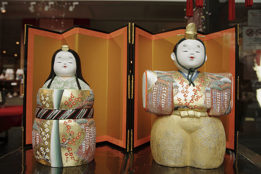 Japan, Kansai, Kyoto, japanese dolls.